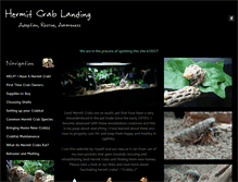 Tablet Screenshot of hermitcrablanding.com